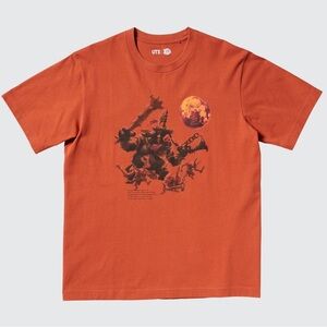 Uniqlo Unisex Orange The Legend of Zelda: Tears of the Kingdom T-Shirt